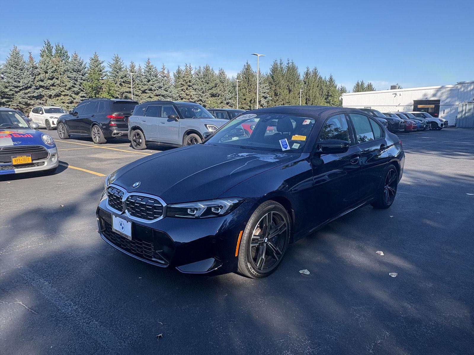 Certified Used 2024 Tanzanite Blue II Metallic BMW M340i xDrive image 3