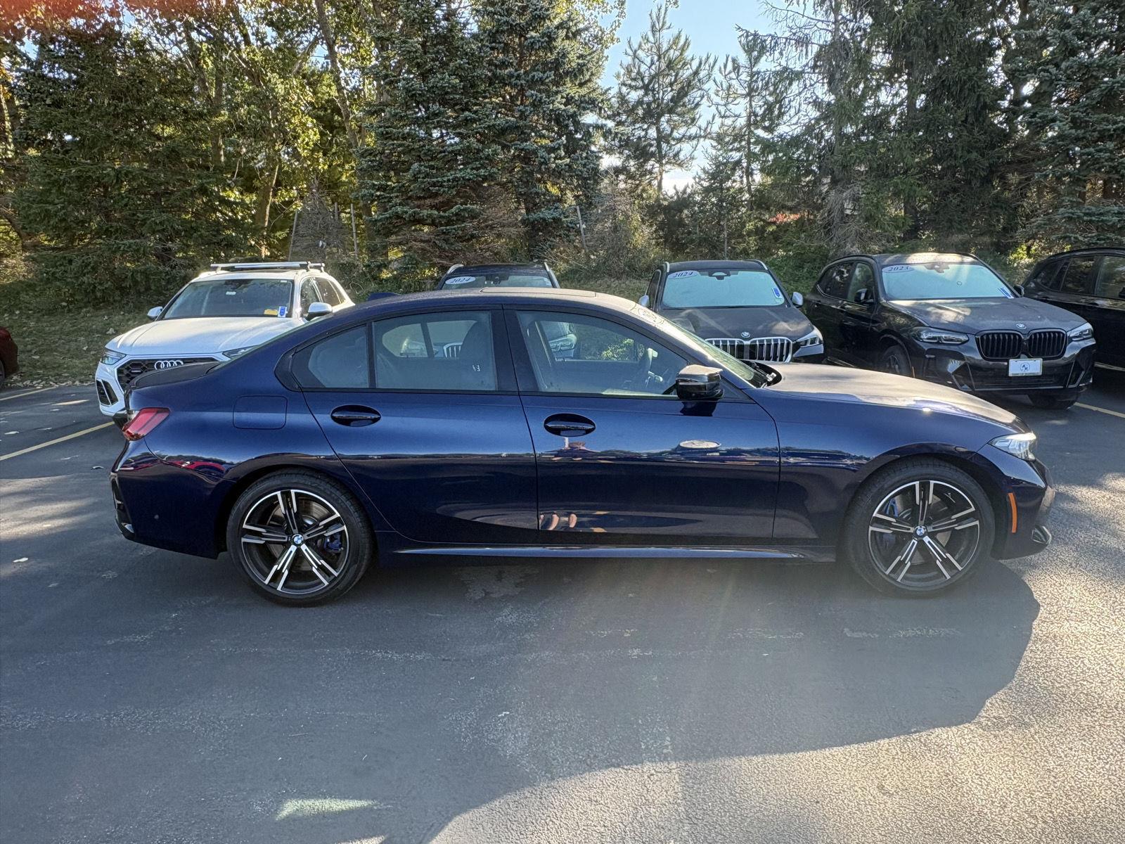 Certified Used 2024 Tanzanite Blue II Metallic BMW M340i xDrive image 8