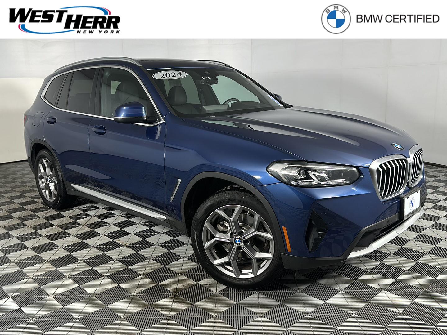 Phytonic Blue Metallic 2024 BMW X3 SUV / Crossover All-Wheel Drive Automatic