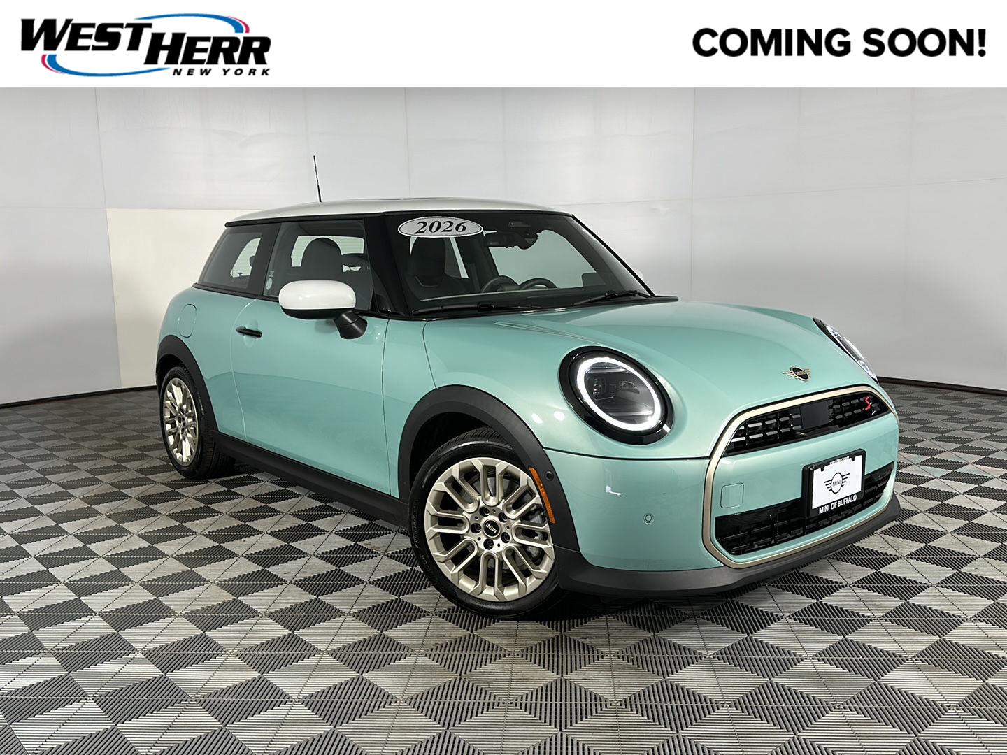 Ocean Wave Green Metallic 2026 MINI Cooper Hatchback Front-Wheel Drive 7-Speed Dual Clutch