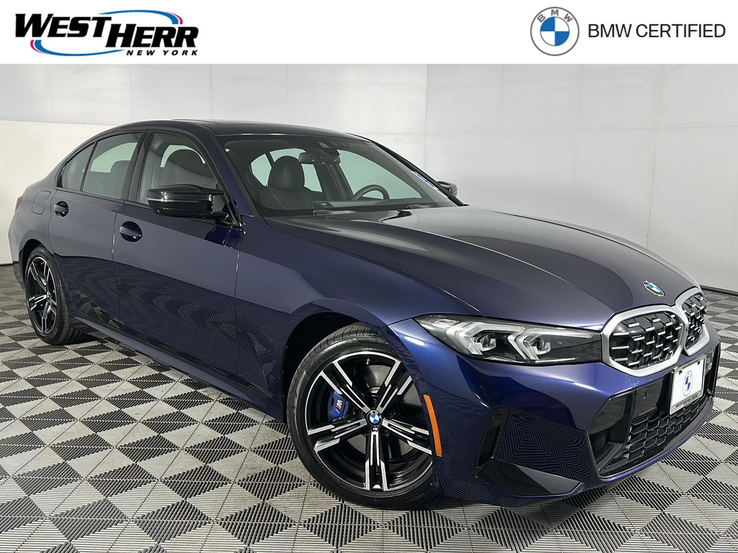 Tanzanite Blue II Metallic 2024 BMW 3 Series Sedan All-Wheel Drive Automatic