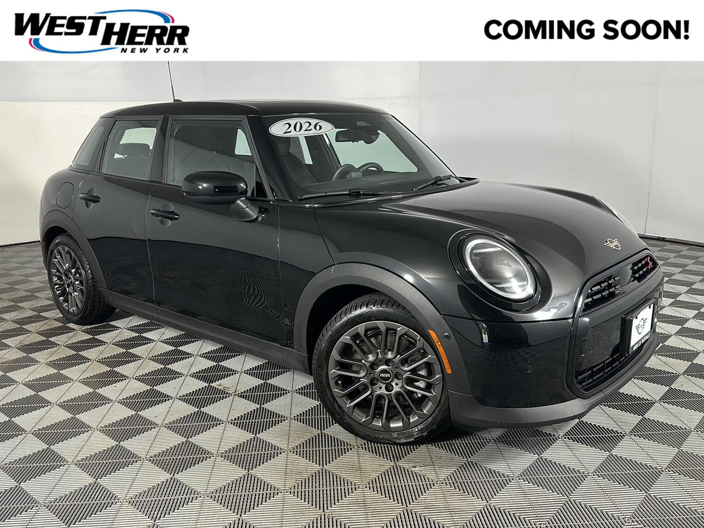 Midnight Black II Metallic 2026 MINI Cooper Hatchback Front-Wheel Drive 7-Speed Dual Clutch