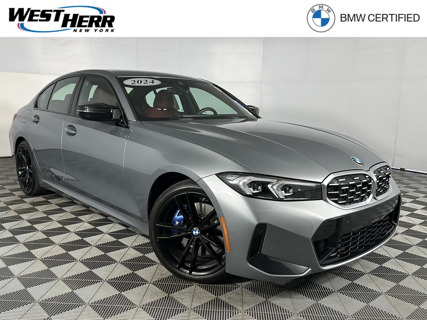 Gray (Skyscraper Grey Metallic) 2024 BMW 3 Series Sedan All-Wheel Drive Automatic
