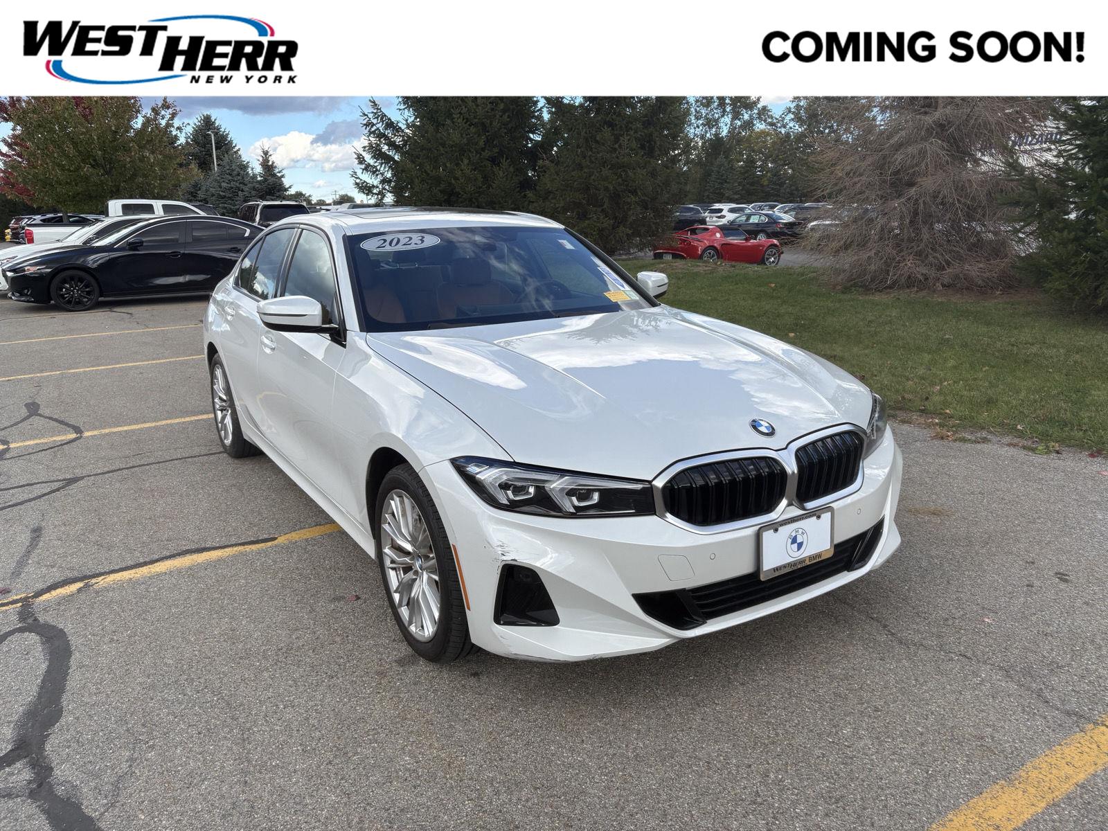 Mineral White Metallic 2023 BMW 3 Series Sedan All-Wheel Drive Automatic