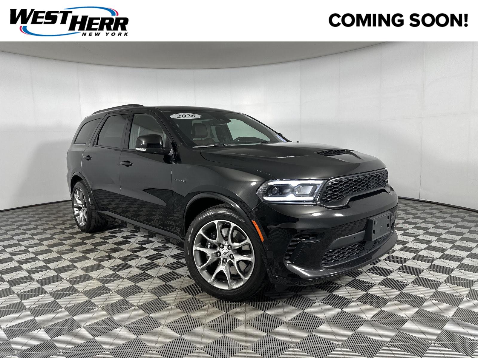 DB Black Clearcoat 2026 Dodge Durango SUV / Crossover All-Wheel Drive 8-Speed Automatic