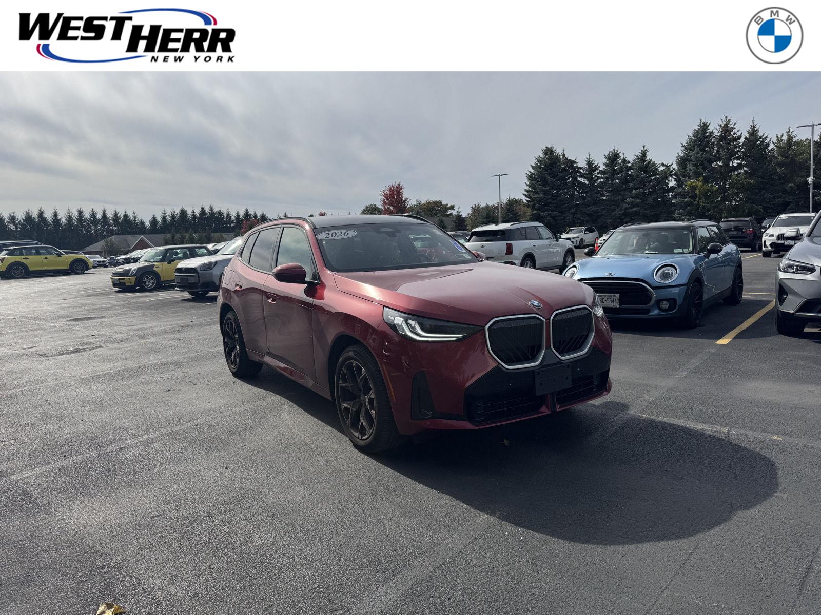 Vegas Red Metallic 2026 BMW X3 SUV / Crossover All-Wheel Drive Automatic