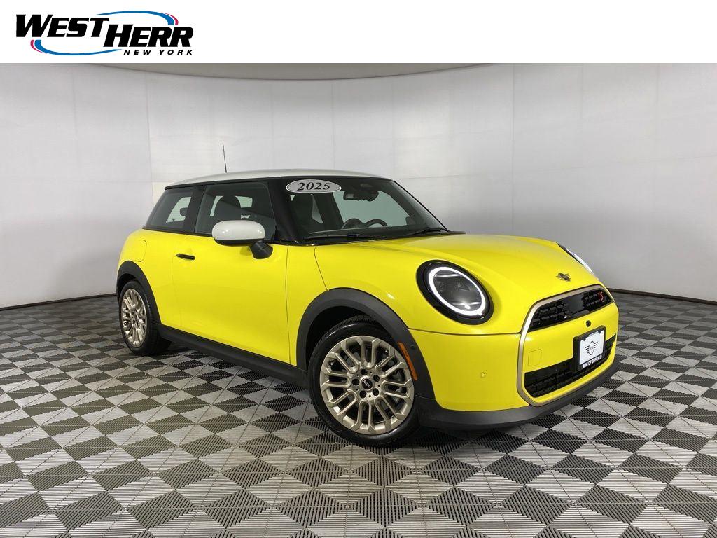 Yellow 2025 MINI Cooper Hatchback Front-Wheel Drive 7-Speed Automatic