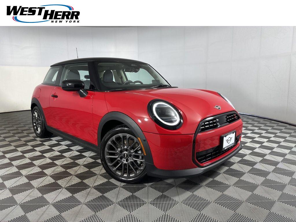 Chili Red 2025 MINI Cooper Hatchback Front-Wheel Drive 7-Speed Automatic