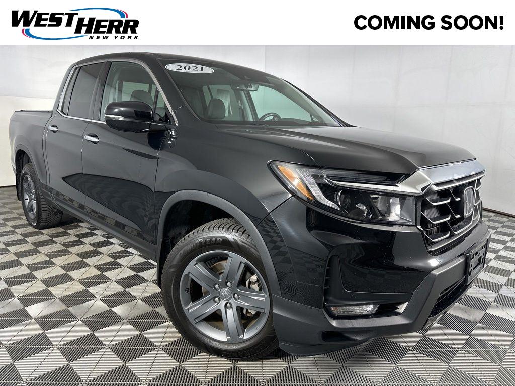 Crystal Black Pearl 2021 Honda Ridgeline RTL-E AWD Pickup Truck All-Wheel Drive 9-Speed Automatic