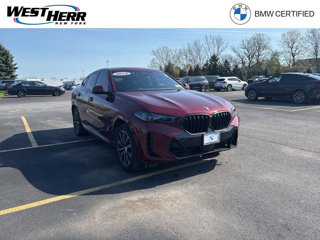 Red Metallic 2024 BMW X6 xDrive40i AWD SUV / Crossover All-Wheel Drive 8-Speed Automatic