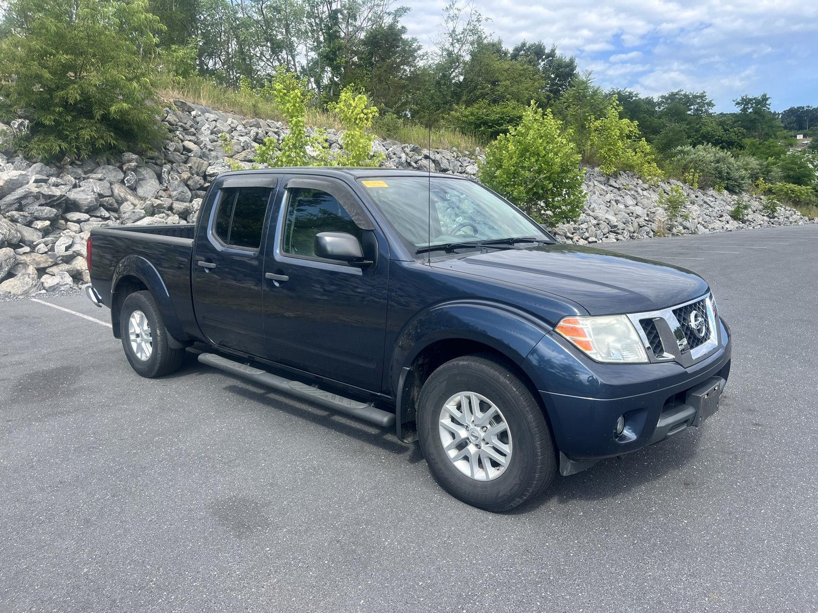 Arctic Blue Metallic 2019 Nissan Frontier Pickup Truck Four-Wheel Drive Automatic