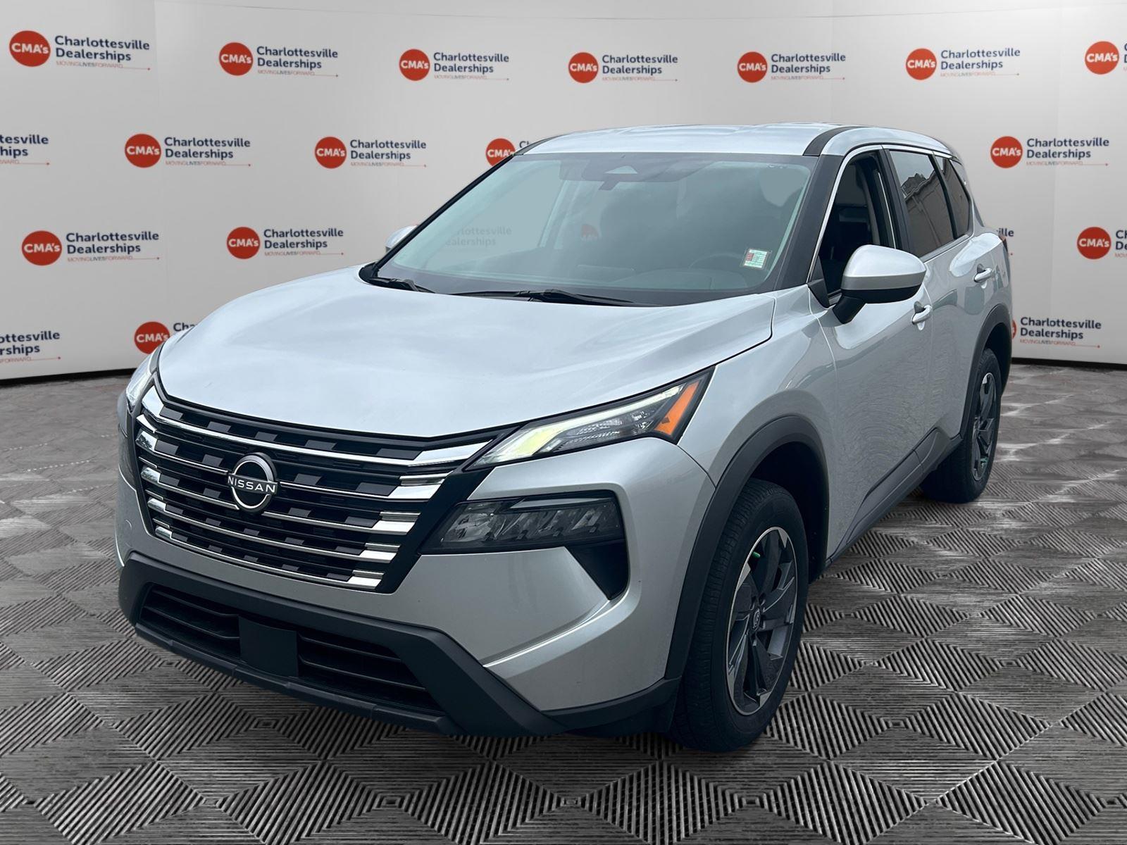 Brilliant Silver Metallic 2024 Nissan Rogue SUV / Crossover Front-Wheel Drive Continuously Variable Transmission