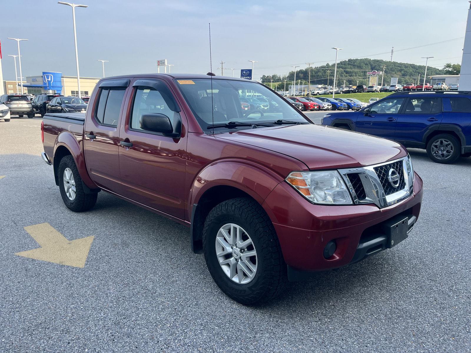 Cayenne Red 2016 Nissan Frontier Pickup Truck Four-Wheel Drive Automatic
