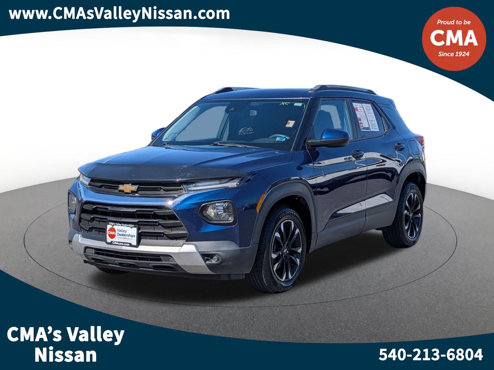 Blue Glow Metallic 2022 Chevrolet Trailblazer LT FWD SUV / Crossover Front-Wheel Drive Continuously Variable Transmission