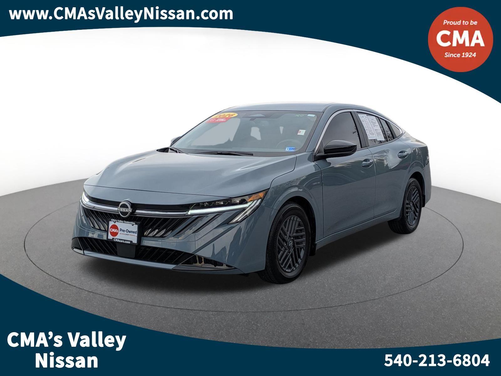 Atlantic Gray Metallic 2026 Nissan Sentra SV FWD Sedan Front-Wheel Drive Continuously Variable Transmission