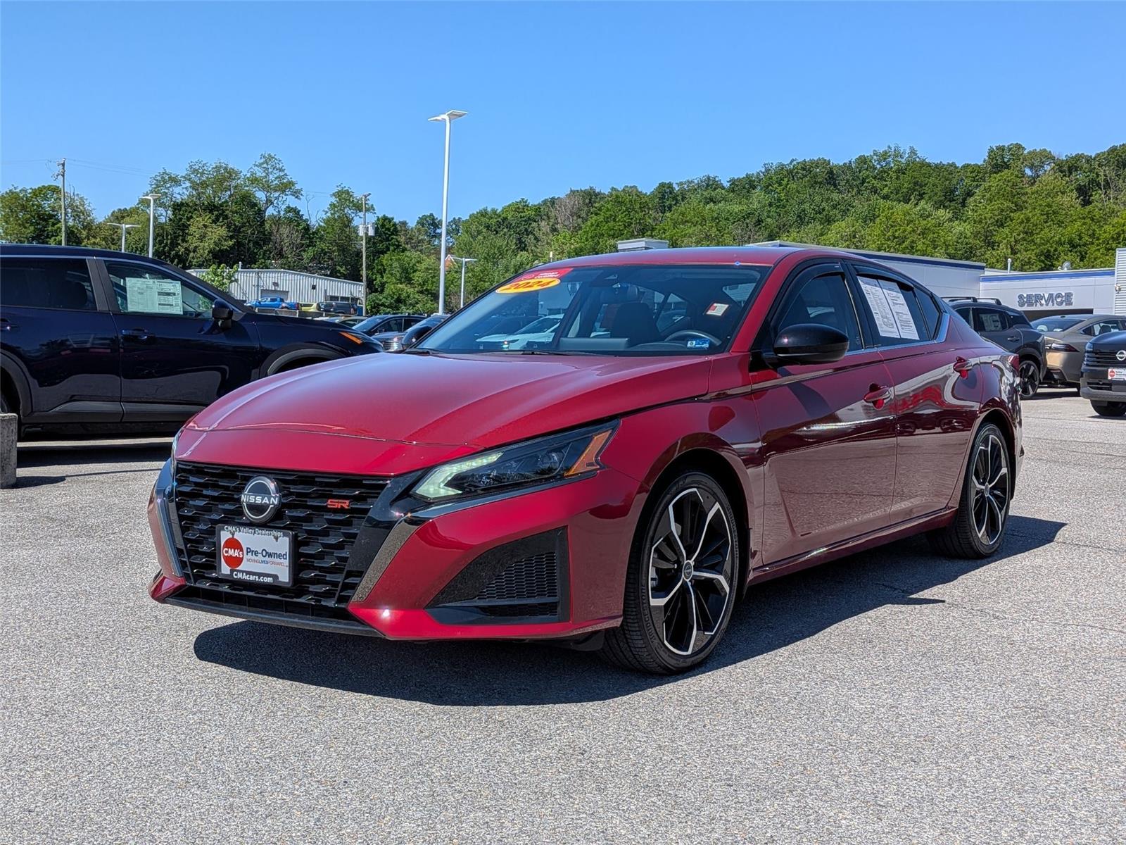 Red (Scarlet Ember) 2024 Nissan Altima 2.5 SR FWD Sedan Front-Wheel Drive Continuously Variable Transmission