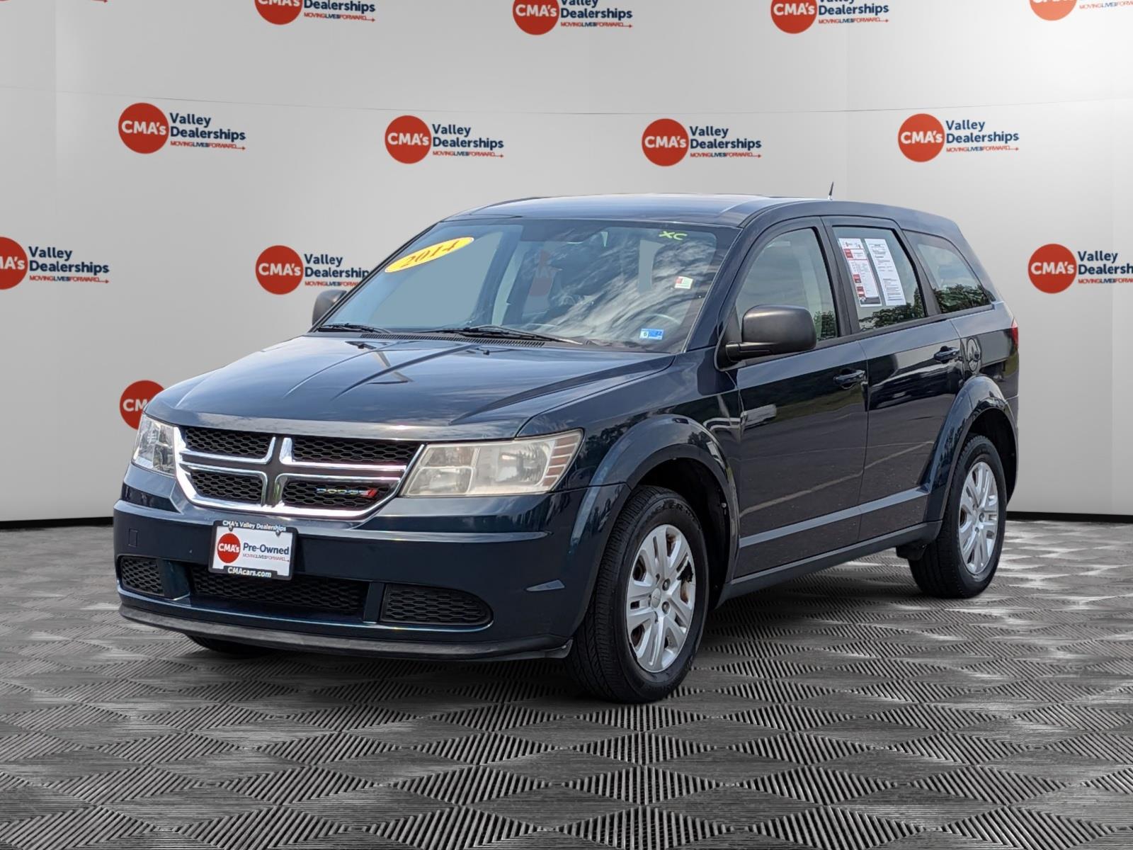 Fathom Blue Pearlcoat 2014 Dodge Journey American Value Package FWD SUV / Crossover Front-Wheel Drive 4-Speed Automatic