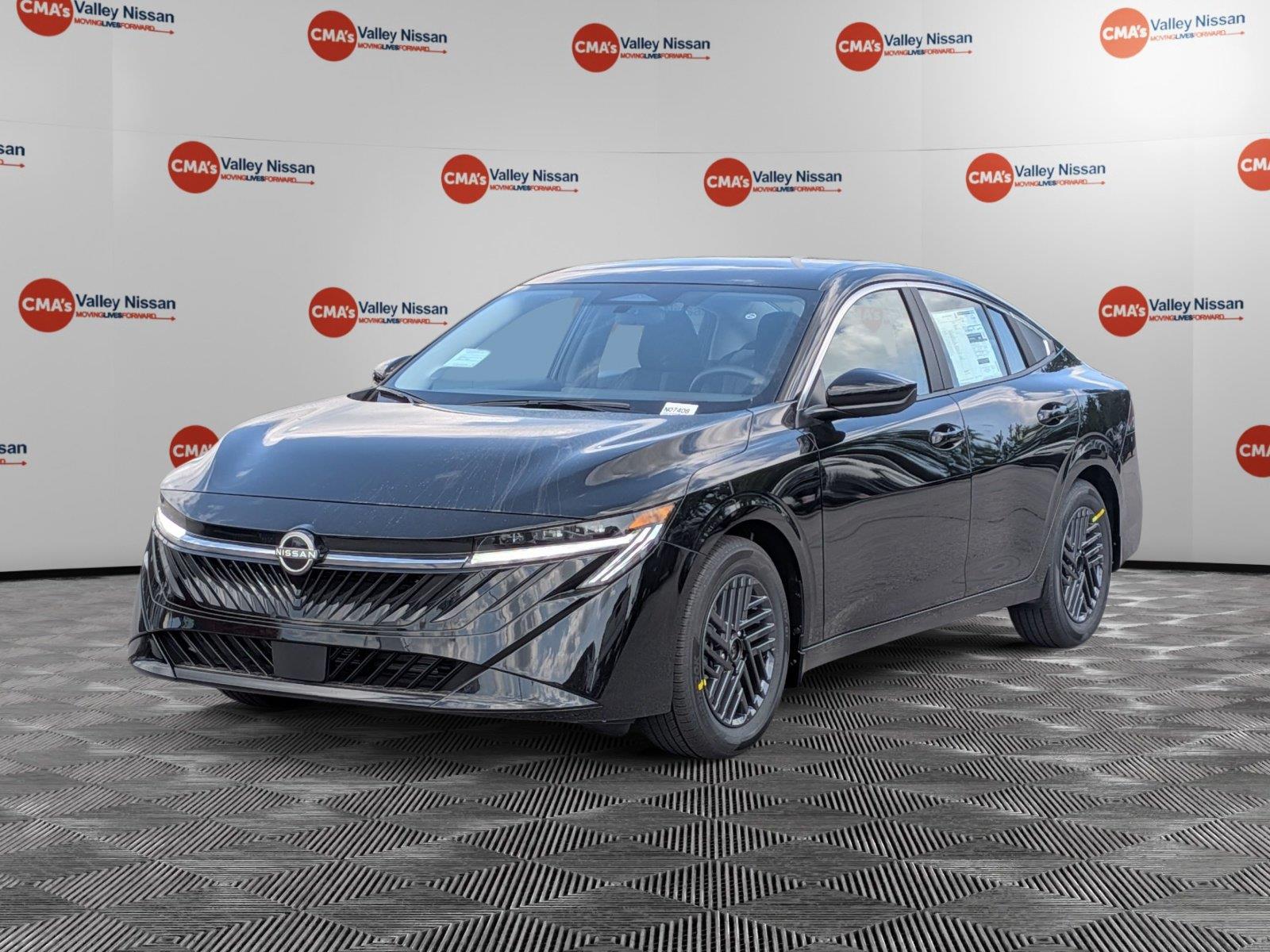 Super Black 2026 Nissan Sentra Sedan Front-Wheel Drive Continuously Variable Transmission