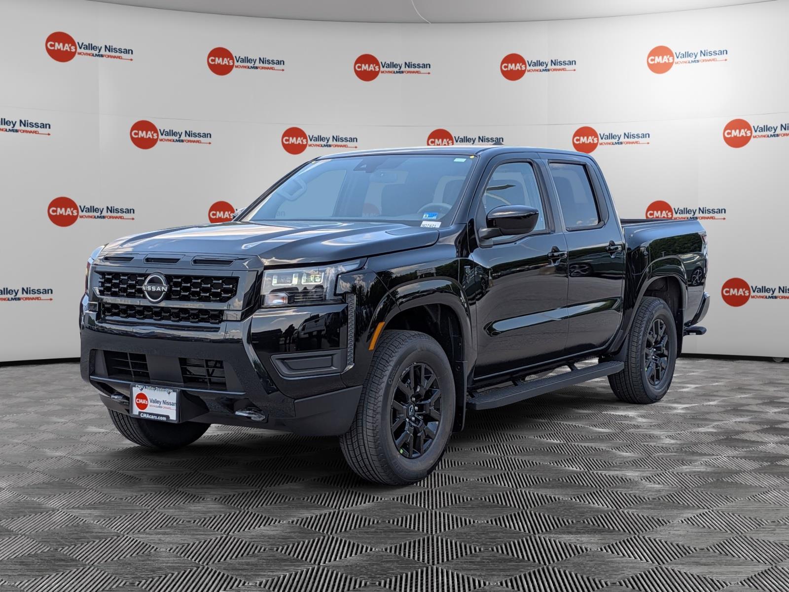 Super Black 2026 Nissan Frontier SV Crew Cab 4WD Pickup Truck Four-Wheel Drive Automatic