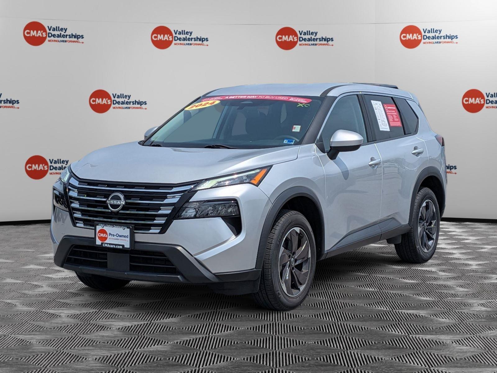 Brilliant Silver Metallic 2024 Nissan Rogue SUV / Crossover Front-Wheel Drive Continuously Variable Transmission