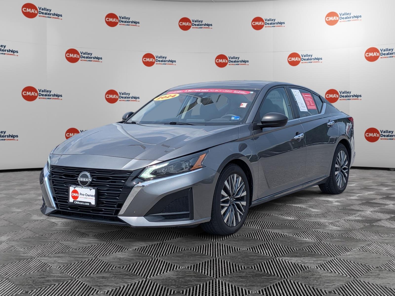 Gray (Gun Metallic) 2024 Nissan Altima Sedan Front-Wheel Drive Continuously Variable Transmission