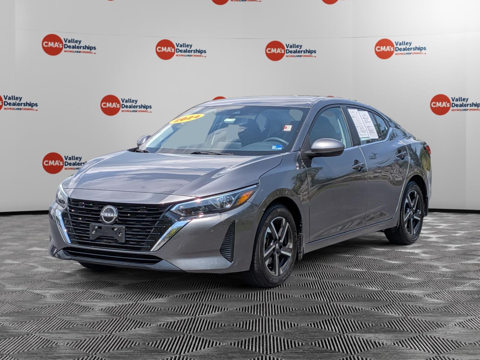 Gray (Gun Metallic) 2024 Nissan Sentra Sedan Front-Wheel Drive Continuously Variable Transmission