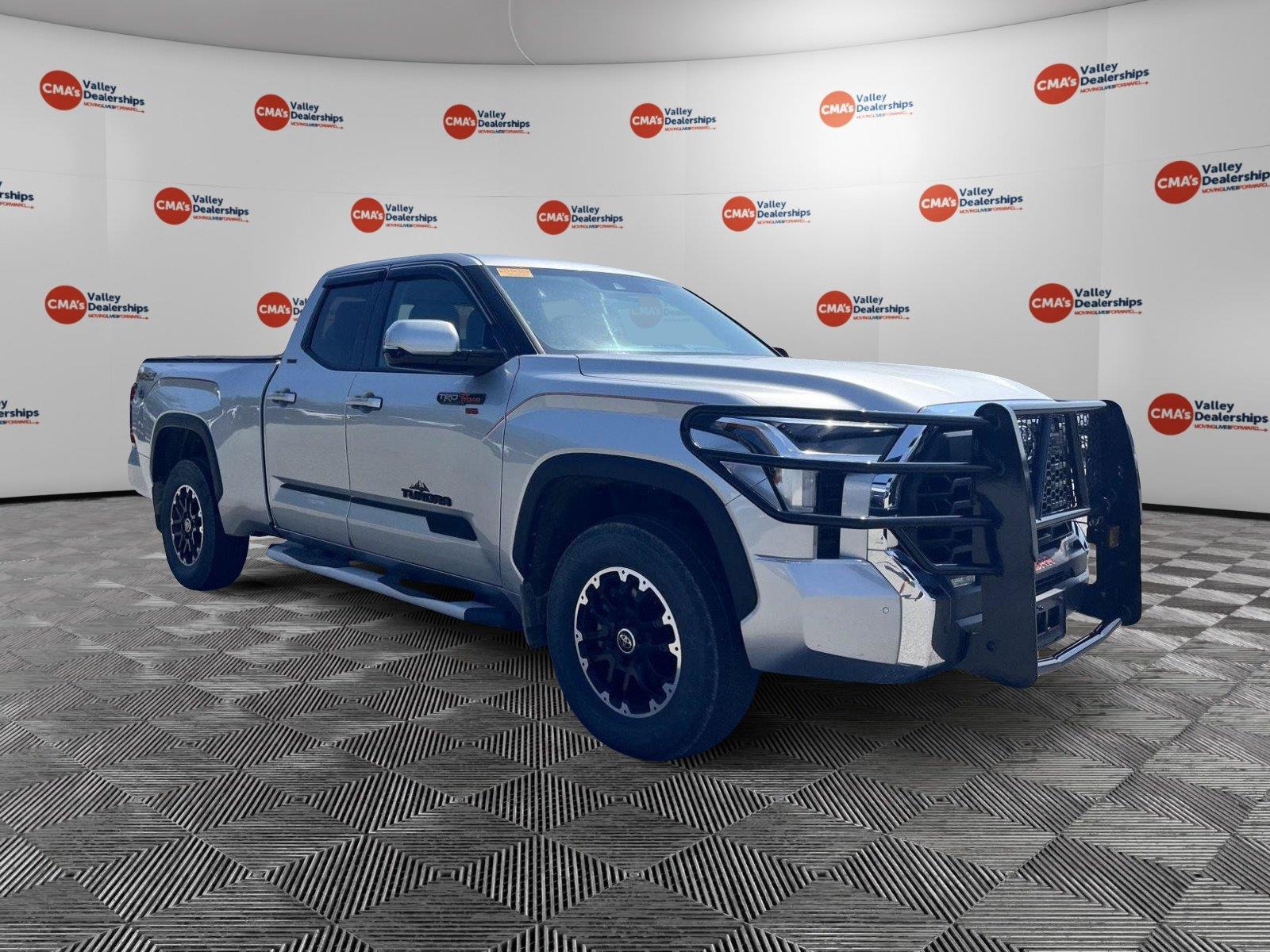 Celestial Silver Metallic 2022 Toyota Tundra Pickup Truck Four-Wheel Drive Automatic