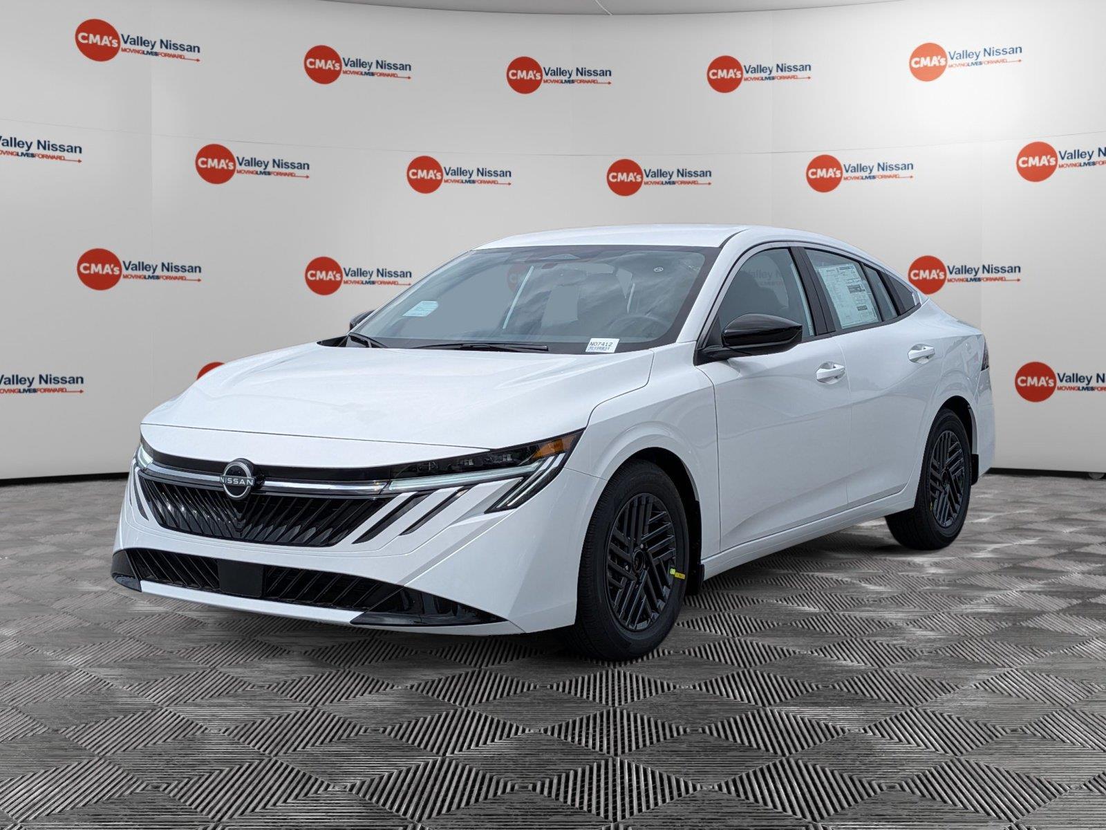 White (Fresh Powder) 2026 Nissan Sentra Sedan Front-Wheel Drive Continuously Variable Transmission