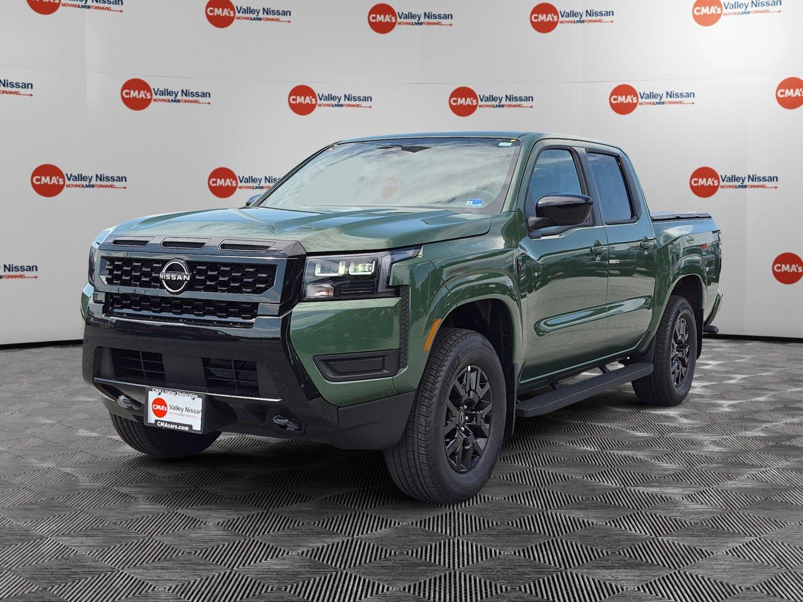 Tactical Green Metallic 2026 Nissan Frontier Pickup Truck Four-Wheel Drive Automatic