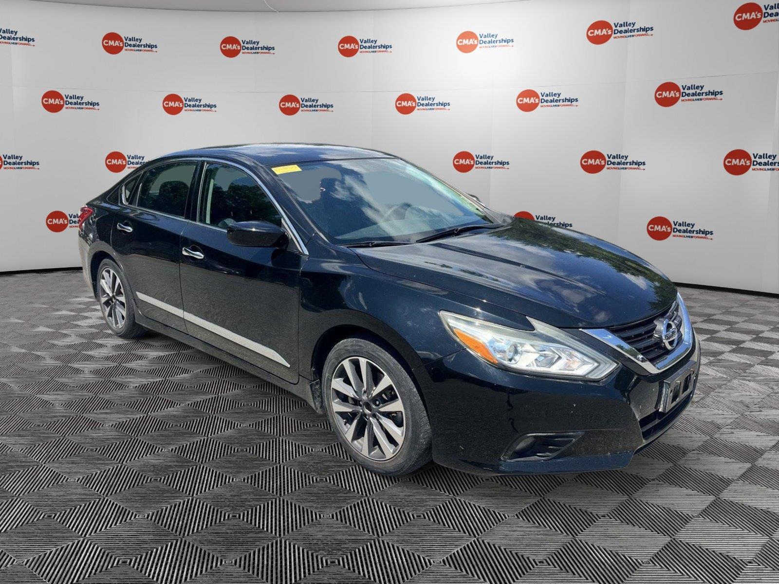 Super Black 2016 Nissan Altima Sedan Front-Wheel Drive Continuously Variable Transmission