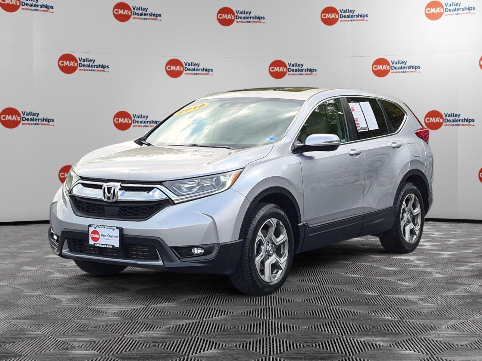 Lunar Silver Metallic 2019 Honda CR-V SUV / Crossover All-Wheel Drive Continuously Variable Transmission