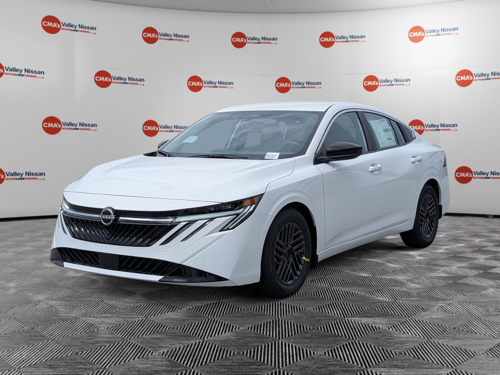 White (Fresh Powder) 2026 Nissan Sentra Sedan Front-Wheel Drive Continuously Variable Transmission