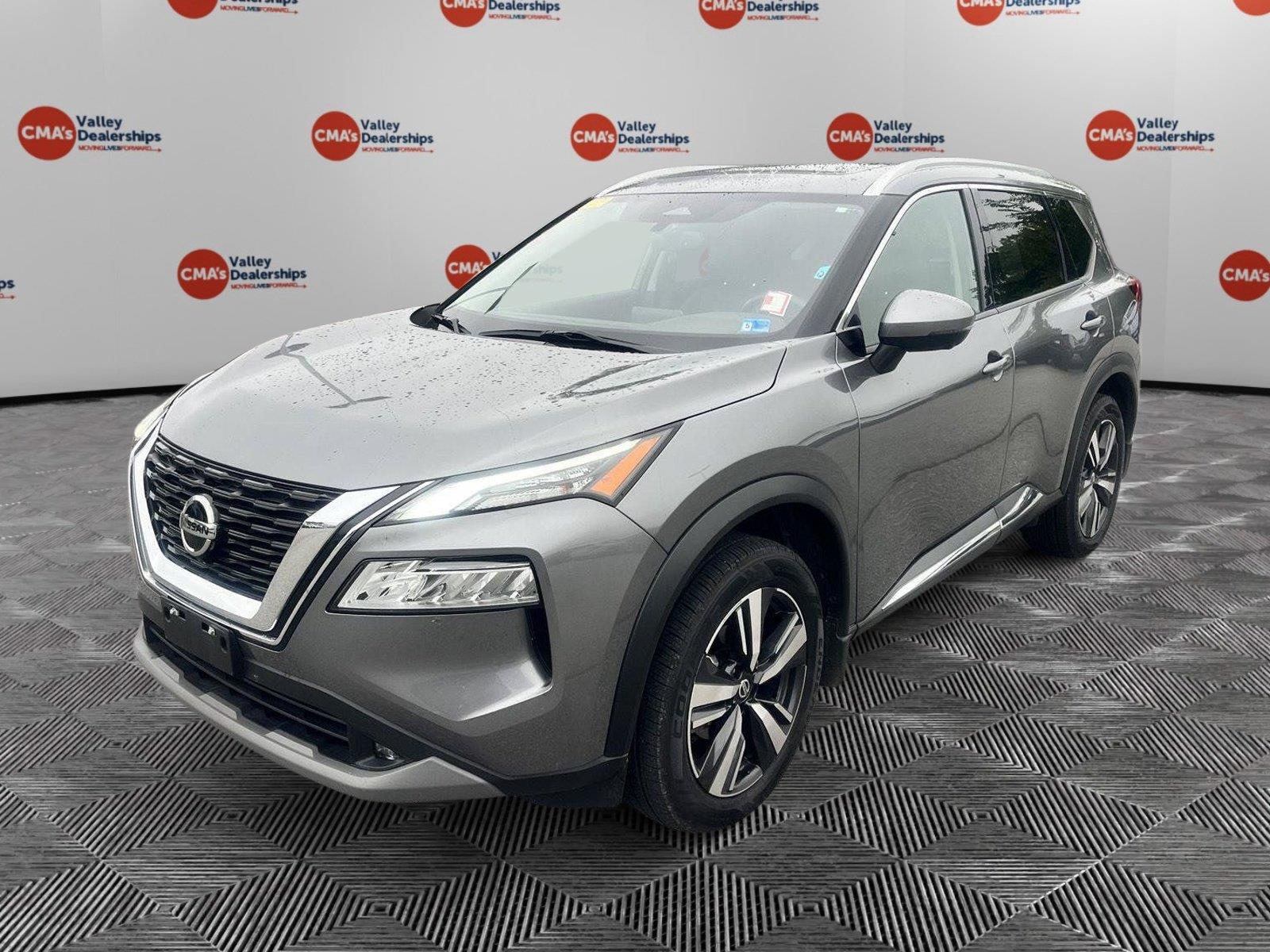 Gray (Gun Metallic) 2021 Nissan Rogue SUV / Crossover All-Wheel Drive Continuously Variable Transmission