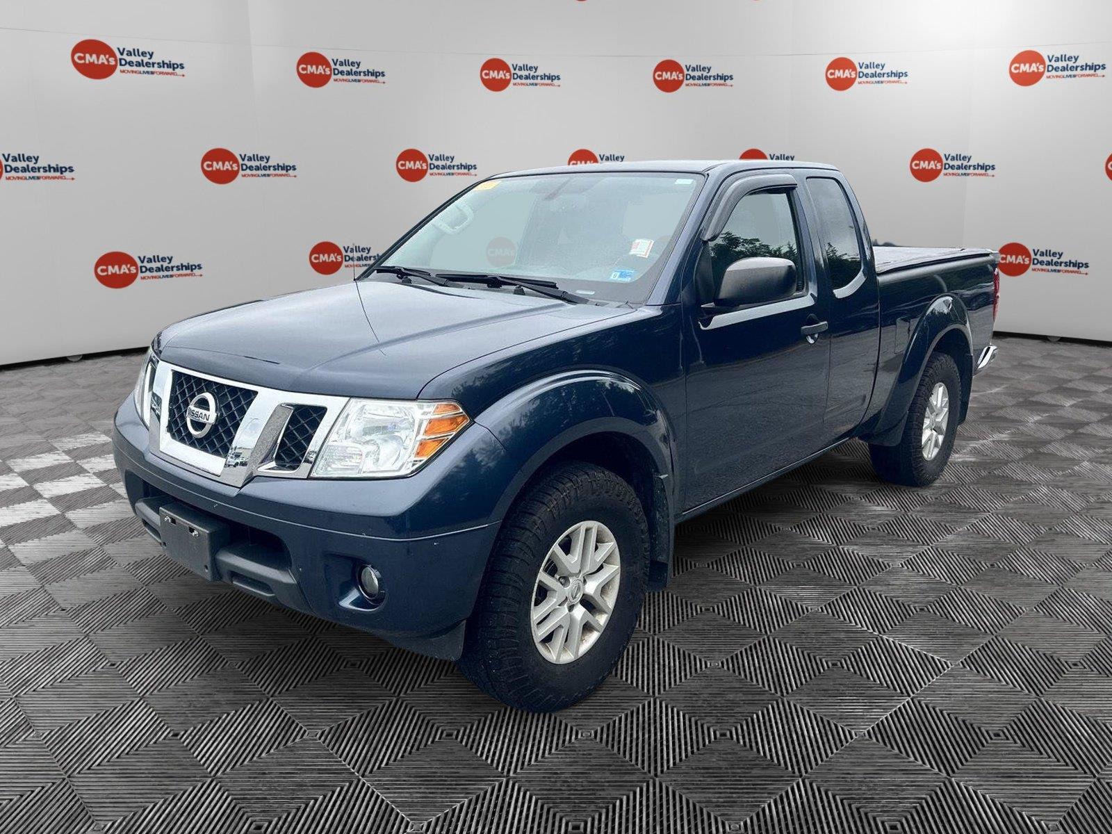 Arctic Blue Metallic 2019 Nissan Frontier Pickup Truck Four-Wheel Drive Automatic