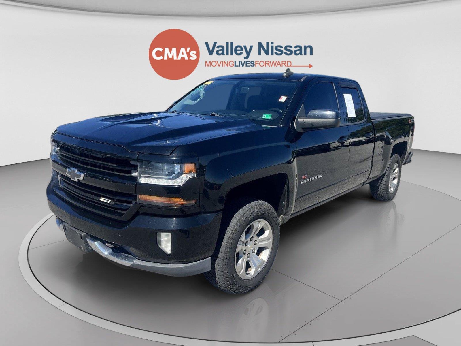 Black 2017 Chevrolet Silverado 1500 Pickup Truck Four-Wheel Drive 6-Speed Automatic