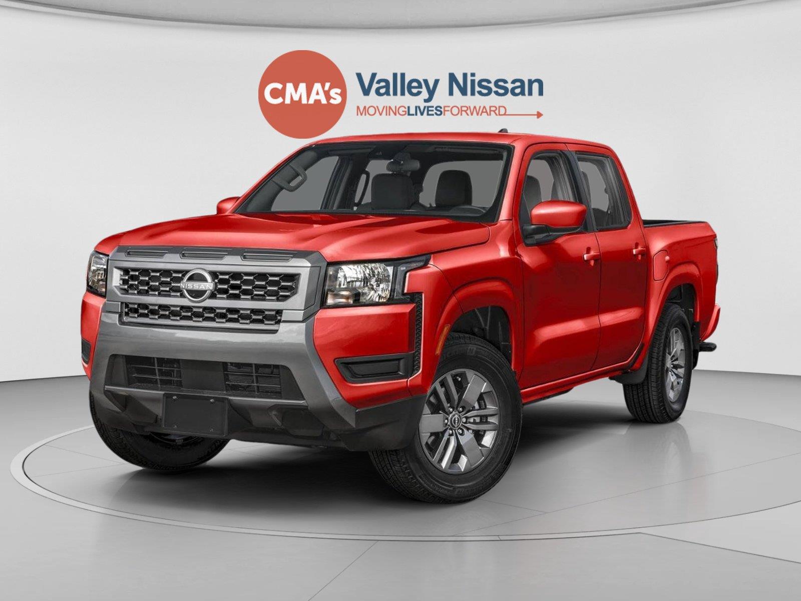 Red Alert 2027 Nissan Frontier Pickup Truck Four-Wheel Drive Automatic
