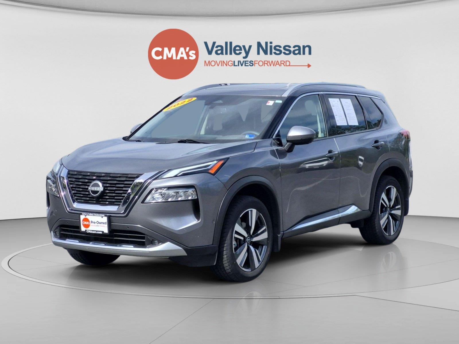 Gray (Gun Metallic) 2022 Nissan Rogue SUV / Crossover All-Wheel Drive Continuously Variable Transmission