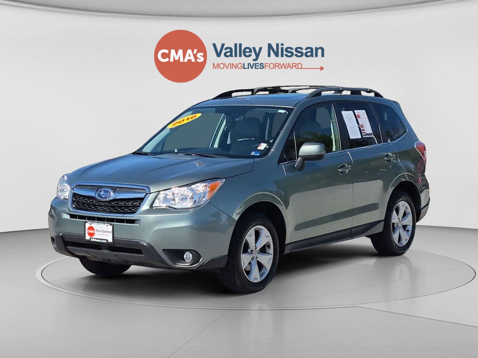 Jasmine Green Metallic 2016 Subaru Forester SUV / Crossover All-Wheel Drive Continuously Variable Transmission