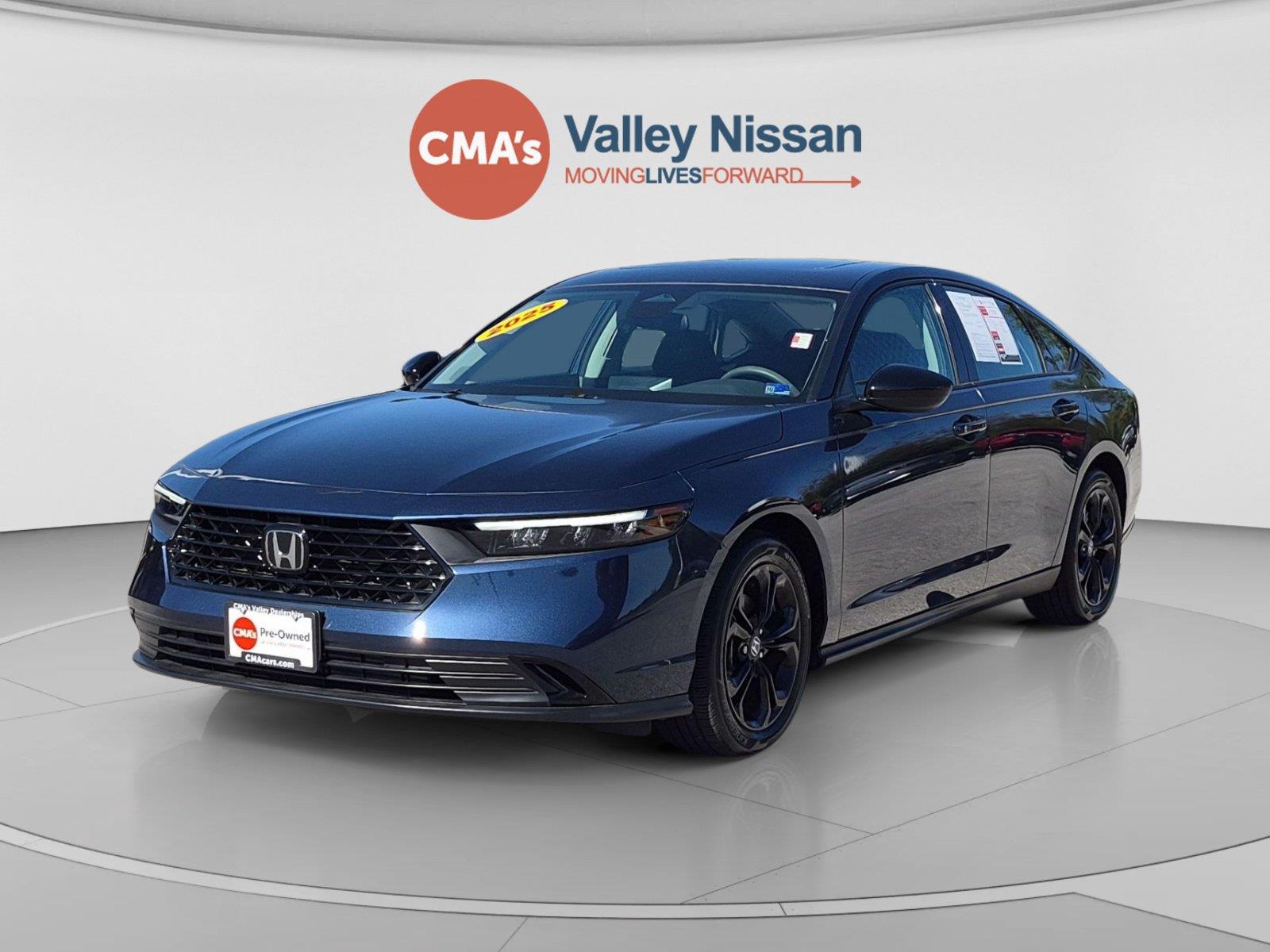 Canyon River Blue Metallic 2025 Honda Accord Sedan Front-Wheel Drive Continuously Variable Transmission