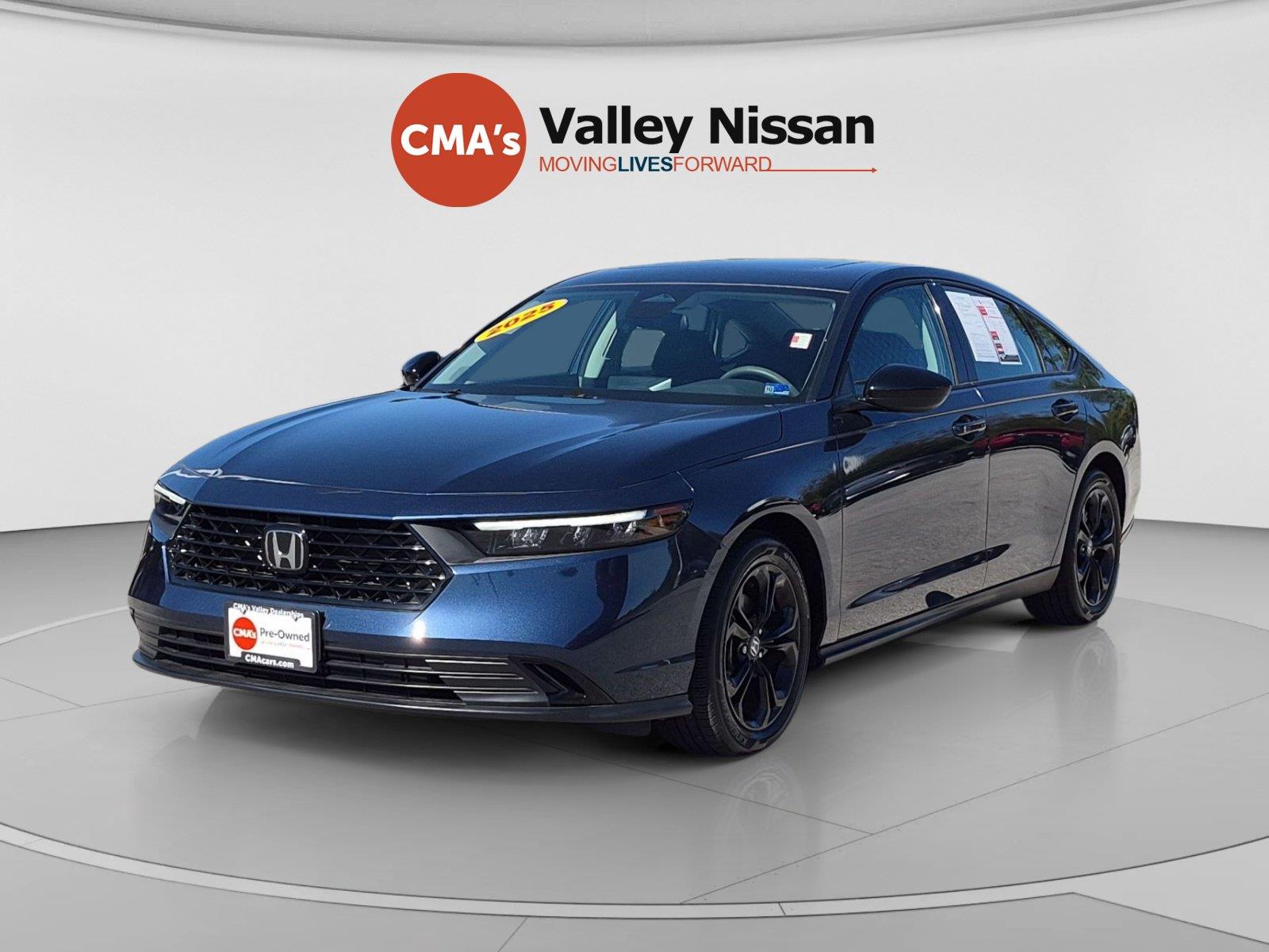 Canyon River Blue Metallic 2025 Honda Accord Sedan Front-Wheel Drive Continuously Variable Transmission