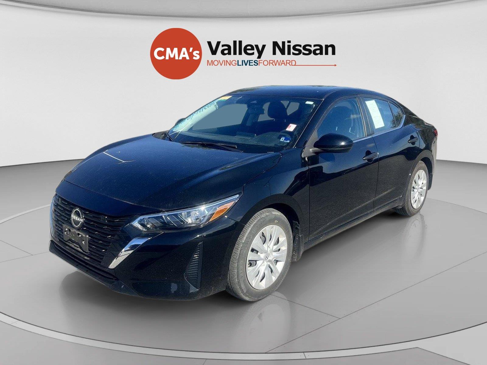 Super Black 2024 Nissan Sentra Sedan Front-Wheel Drive Continuously Variable Transmission