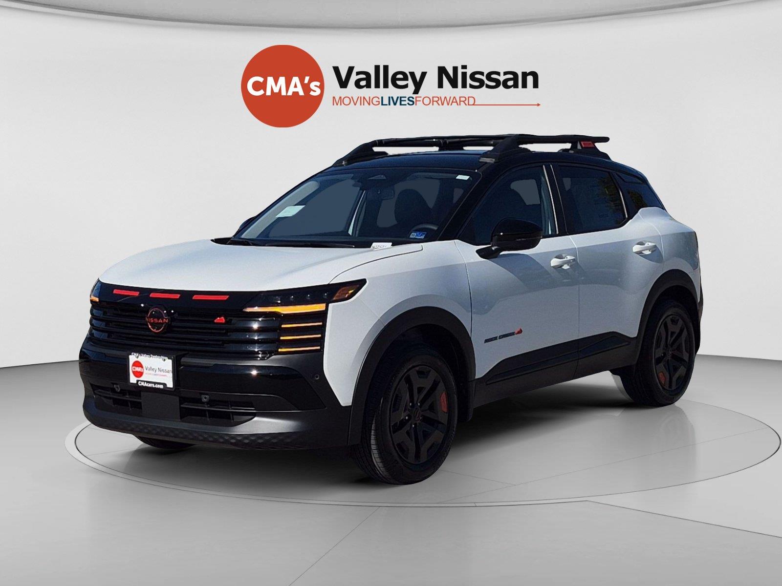 Aspen White Tricoat/Super Black 2027 Nissan Kicks SUV / Crossover All-Wheel Drive Continuously Variable Transmission