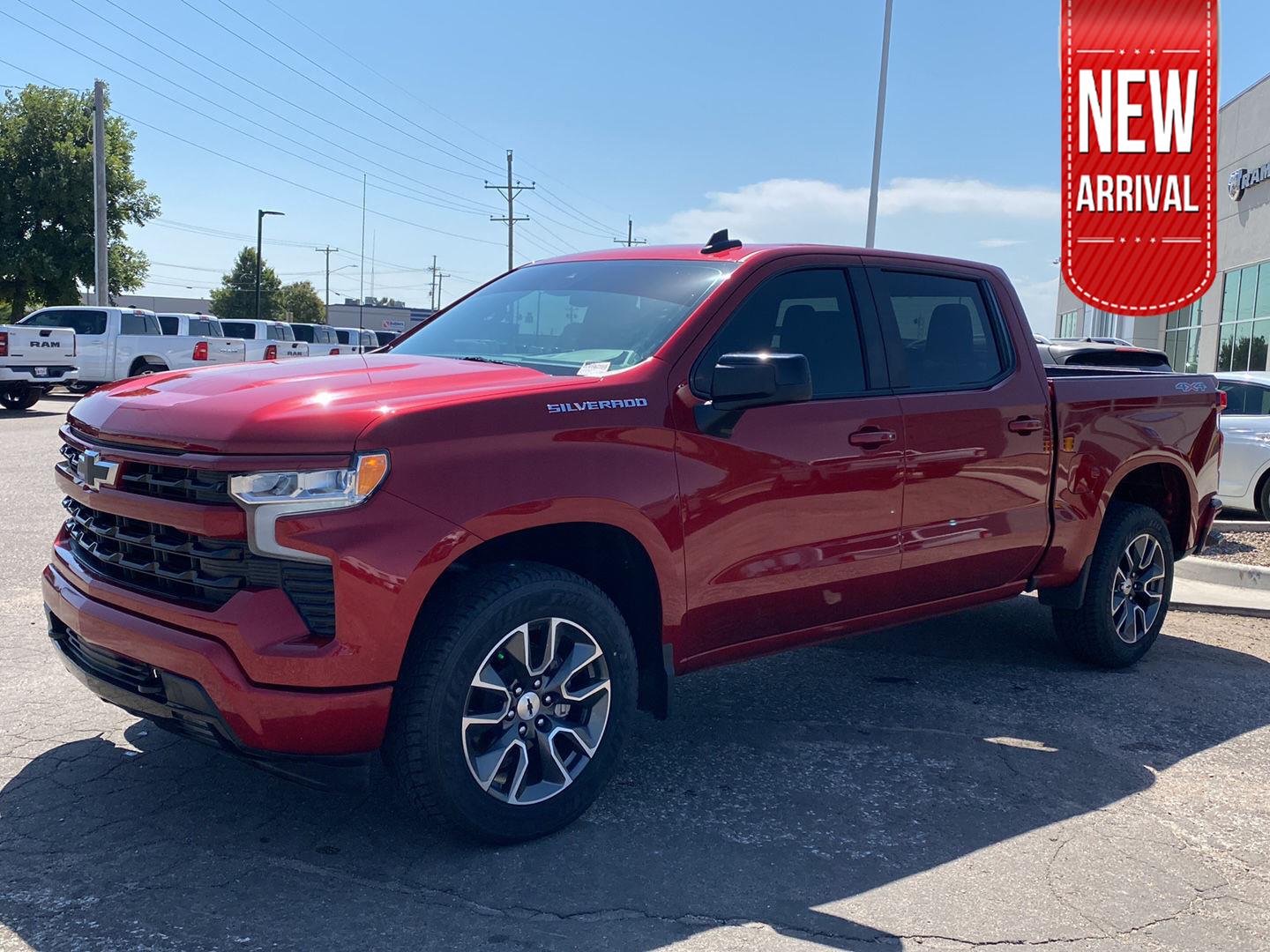 Radiant Red Tintcoat 2023 Chevrolet Silverado 1500 Pickup Truck Four-Wheel Drive Automatic