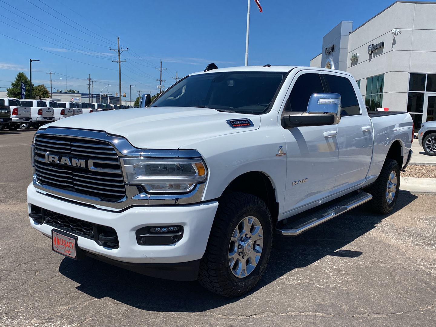 Bright White Clearcoat 2023 RAM 2500 Pickup Truck Four-Wheel Drive 6-Speed Automatic