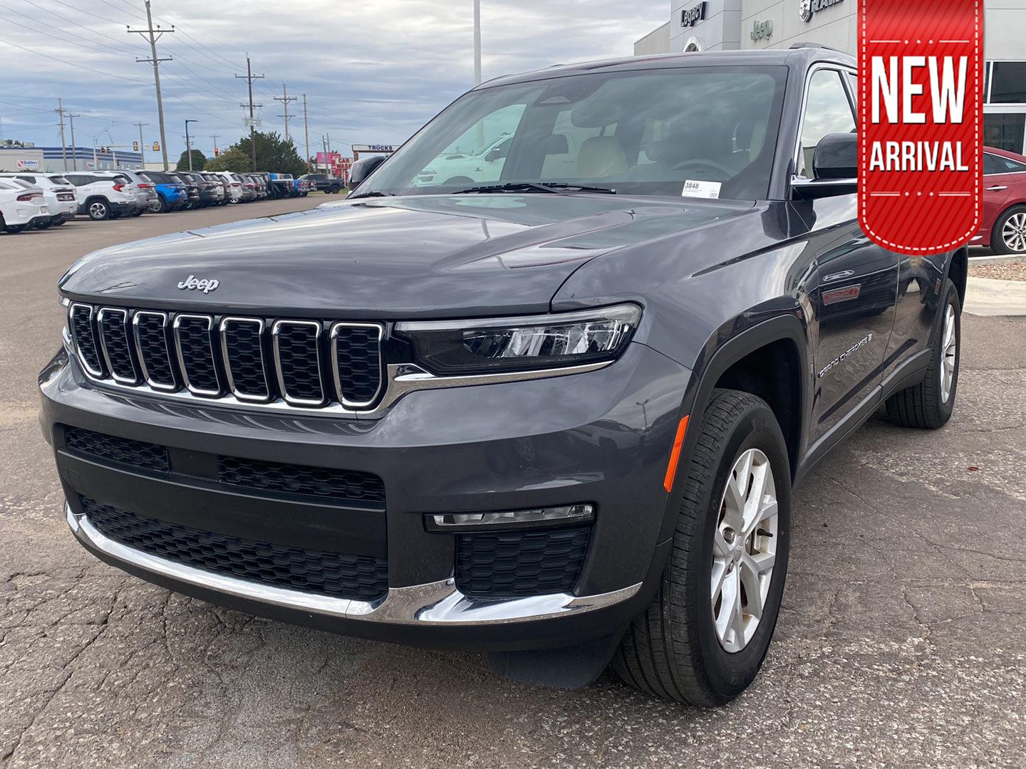 Baltic Gray Metallic Clearcoat 2024 Jeep Grand Cherokee L SUV / Crossover Four-Wheel Drive 8-Speed Automatic