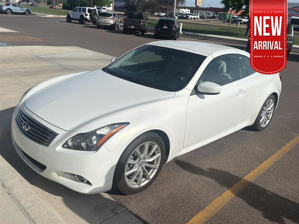 Moonlight White 2011 INFINITI G37 Convertible RWD Convertible Rear-Wheel Drive Automatic