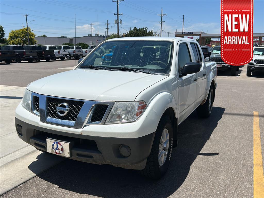 White 2021 Nissan Frontier Pickup Truck Four-Wheel Drive