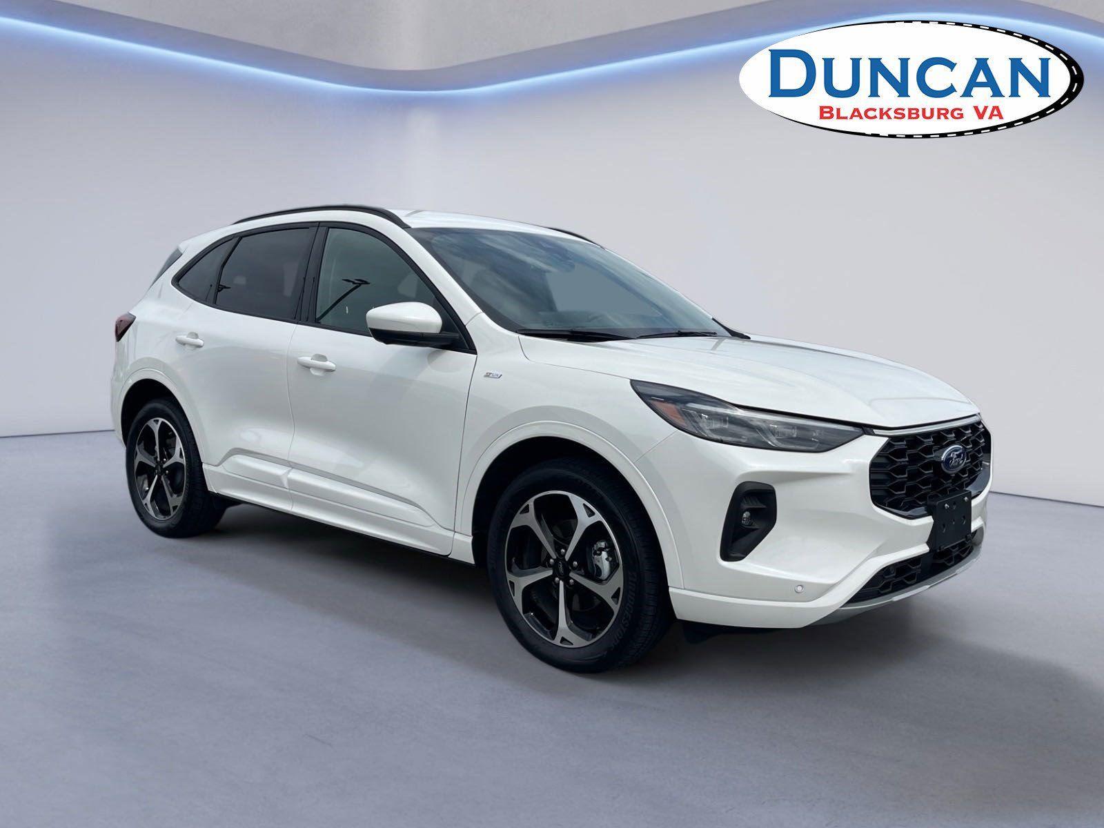 White Metallic 2024 Ford Escape Hybrid ST-Line Elite AWD SUV / Crossover All-Wheel Drive Continuously Variable Transmission