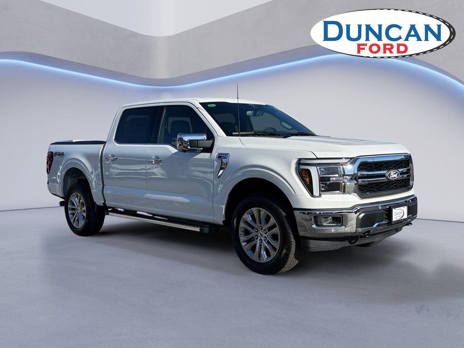 Star White Metallic Tri-Coat 2026 Ford F-150 Lariat SuperCrew 4WD Pickup Truck Four-Wheel Drive Automatic