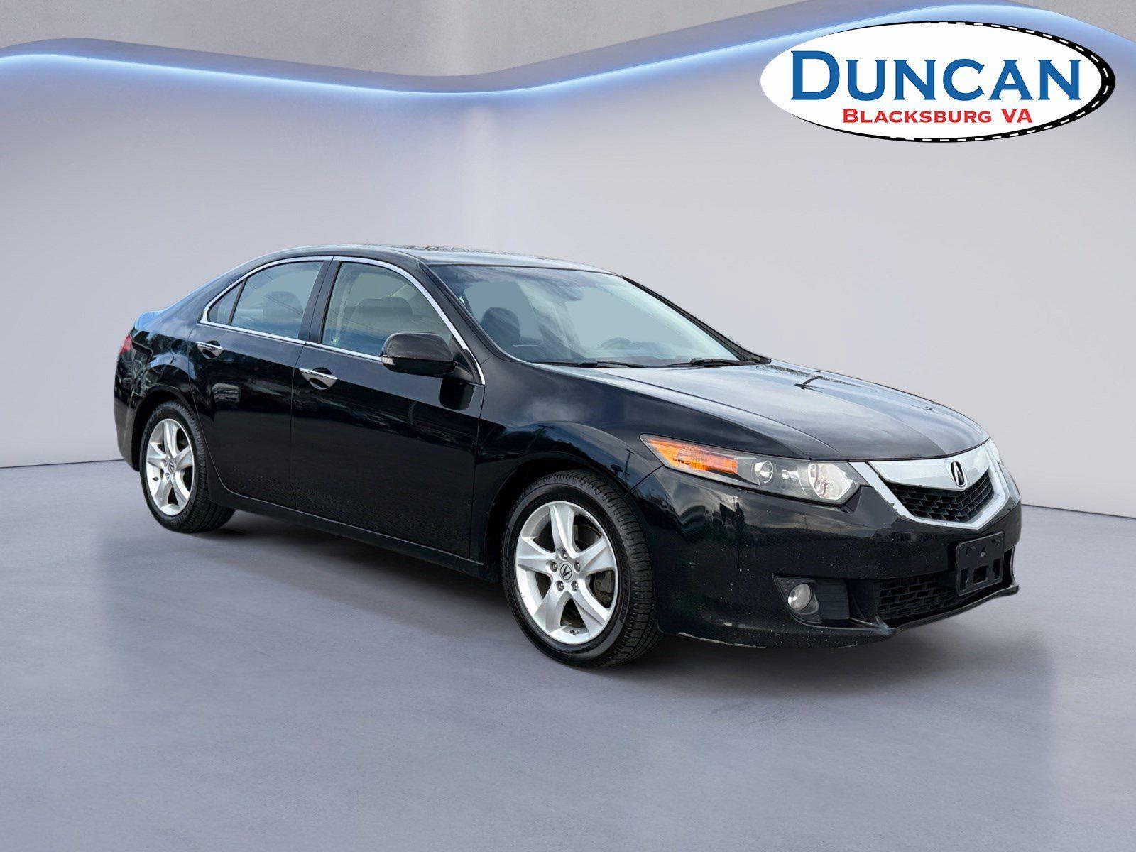 Black 2010 Acura TSX Sedan FWD Sedan Front-Wheel Drive 5-Speed Automatic